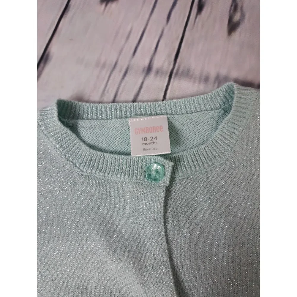 Gymboree Cardigan Sweater Girls 18-24M Blue*